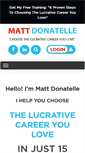 Mobile Screenshot of mattdonatelle.com