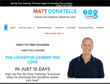 Tablet Screenshot of mattdonatelle.com